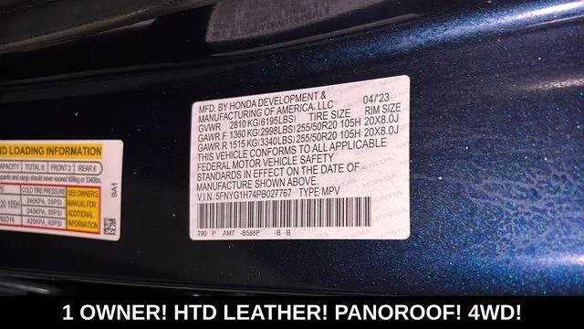 Used 2023 Blue Honda Touring image 34