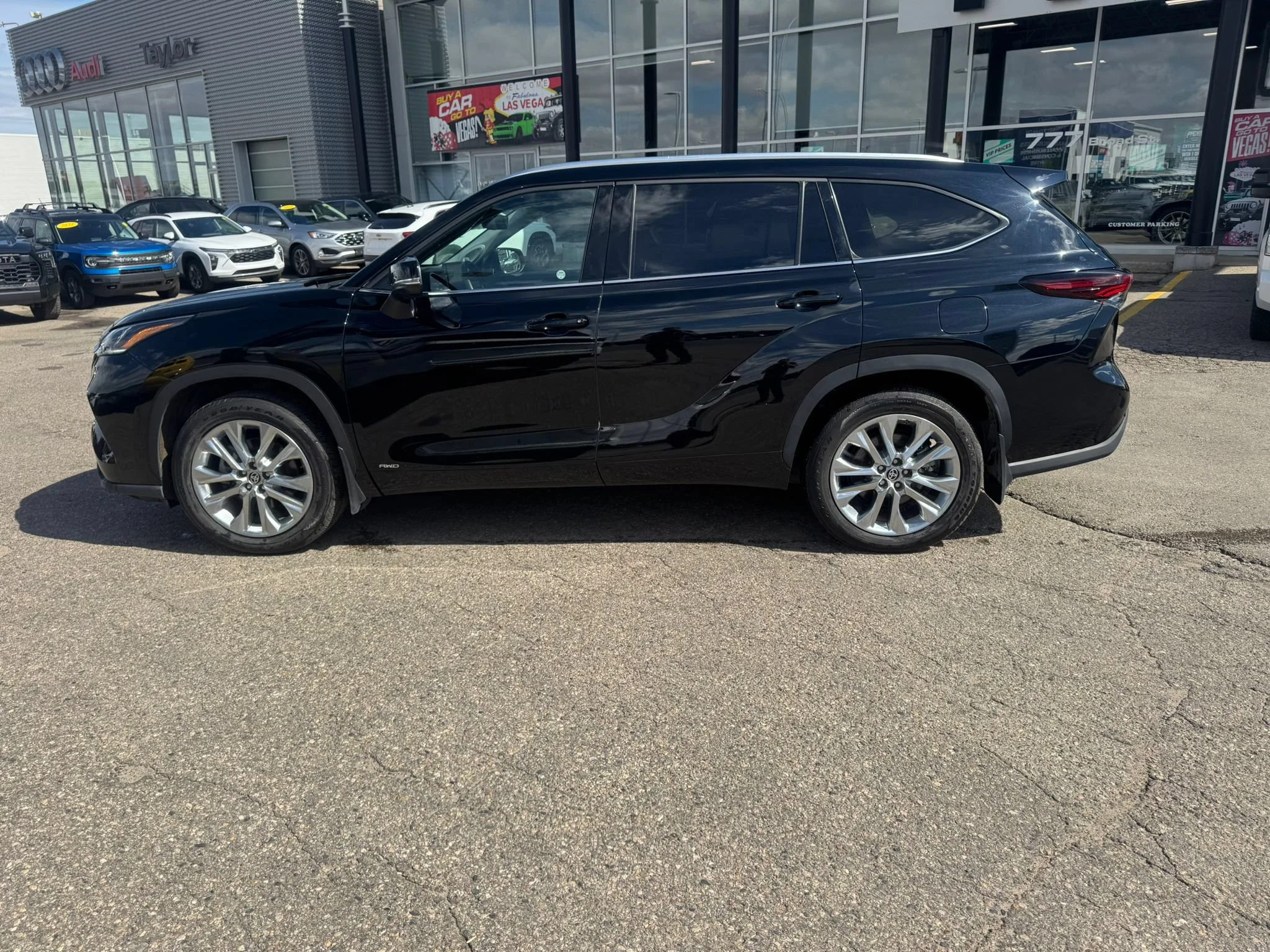 Certified Used 2024 Midnight Black Metallic Toyota Limited AWD*7 Pass | Cooled Leather | Nav | Pano Roof | Htd Wheel | Lane Keep Assist | Adapt Cruise image 12