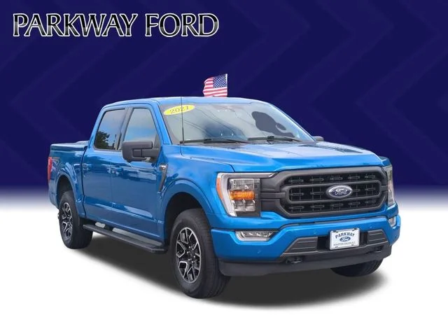 Used 2021 Blue Ford XLT image 7