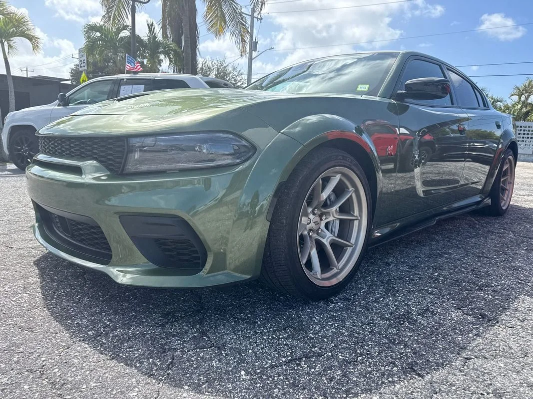 Used 2023 Green Dodge Scat Pack Widebody image 3