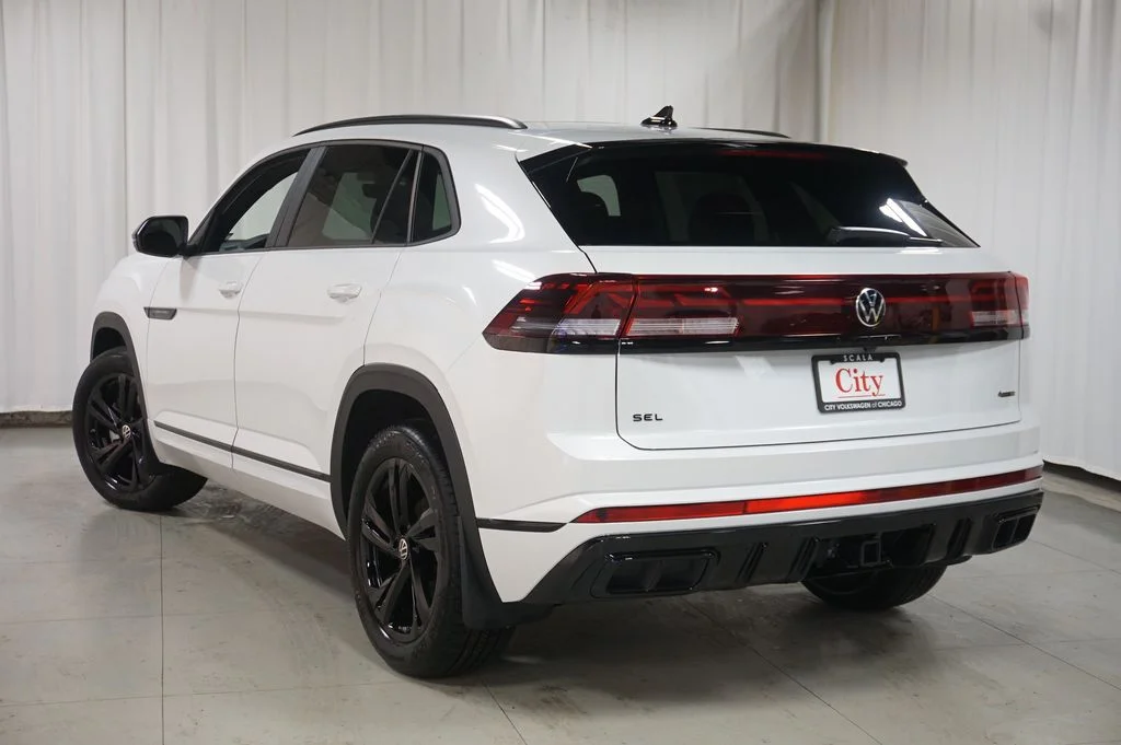 New 2026 Opal White Volkswagen 2.0T SEL R-Line Black image 7