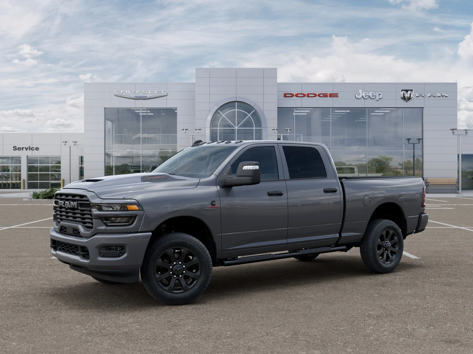 New 2026 Ceramic Gray Clear-Coat Exterior Paint RAM Tradesman image 25