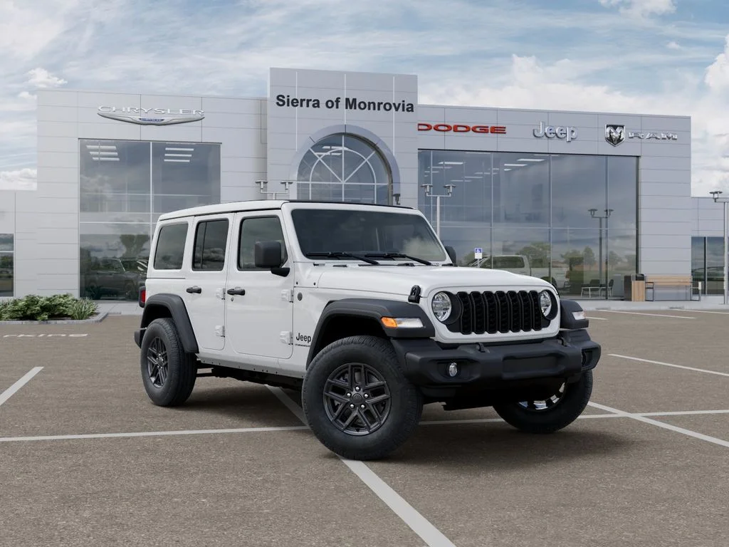 New 2026 Bright White Clear-Coat Exterior Paint Jeep Sport S image 5