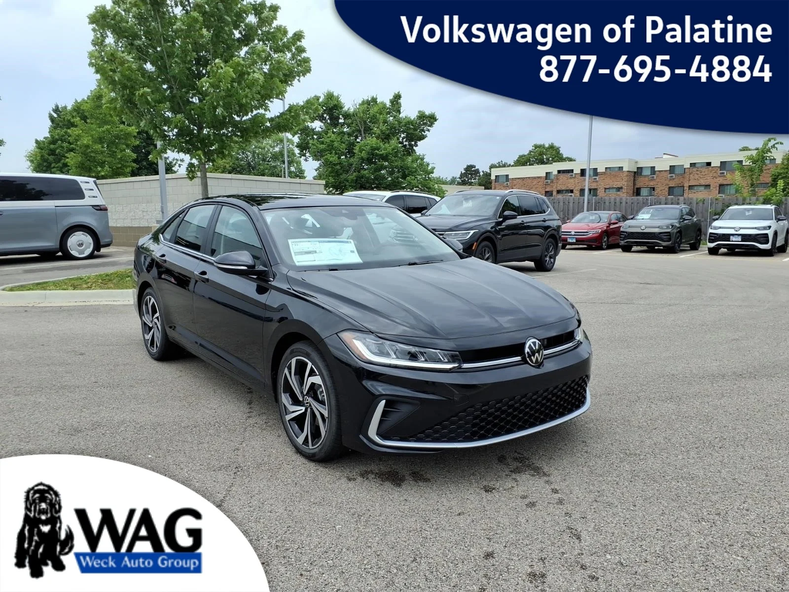 New 2026 Deep Black Pearl Volkswagen SEL AUTO image 1