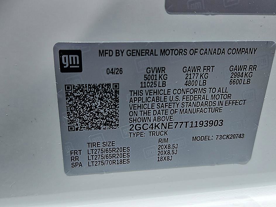 New 2026 Summit White Chevrolet LT image 21
