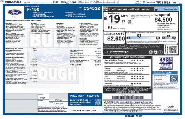 New 2026 Agate Black Metallic Ford XLT image 9