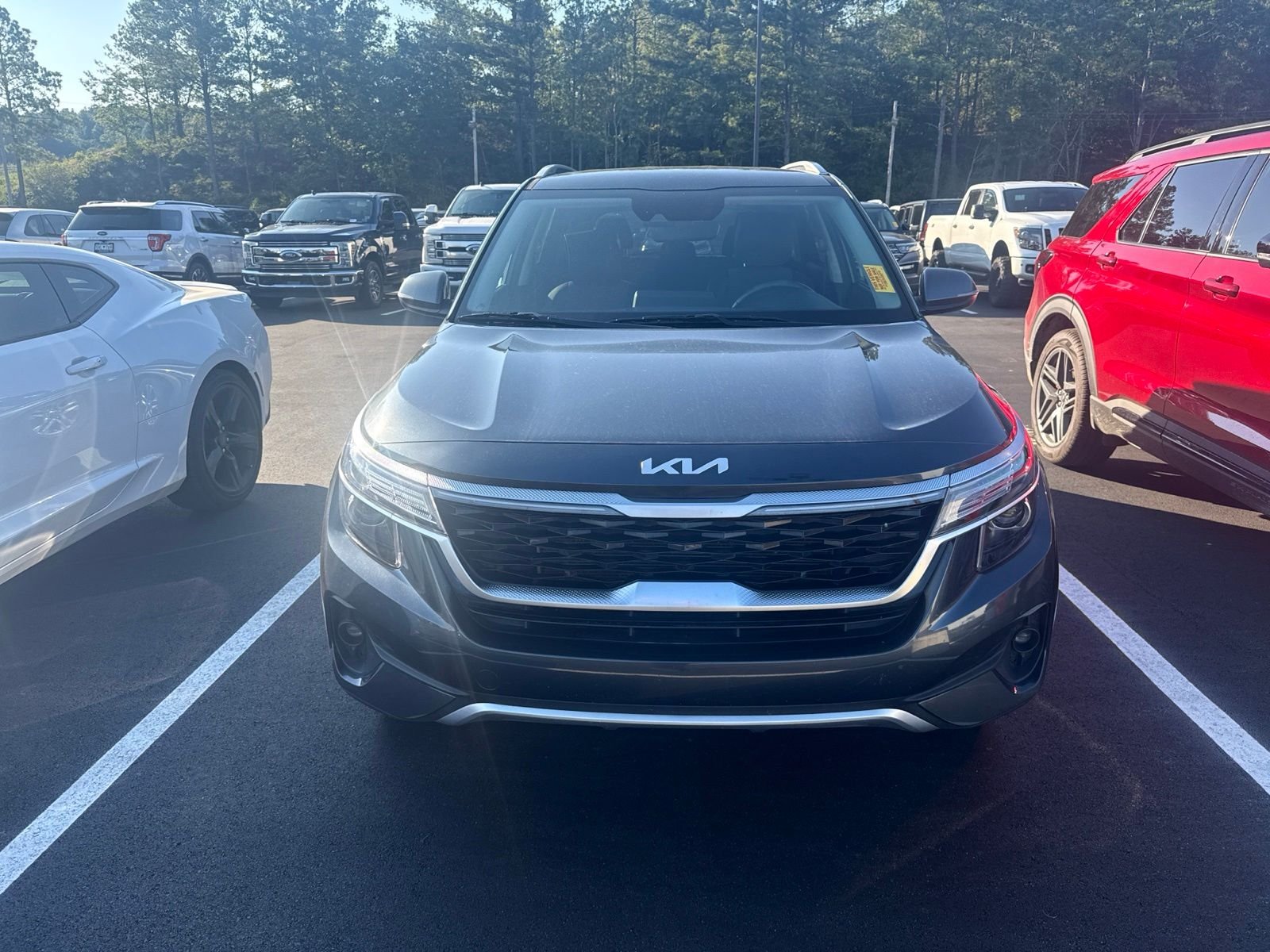 Used 2023 Gray Kia S image 2