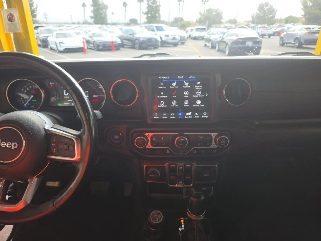 Used 2022 Black Jeep Unlimited Sahara 4xe image 6