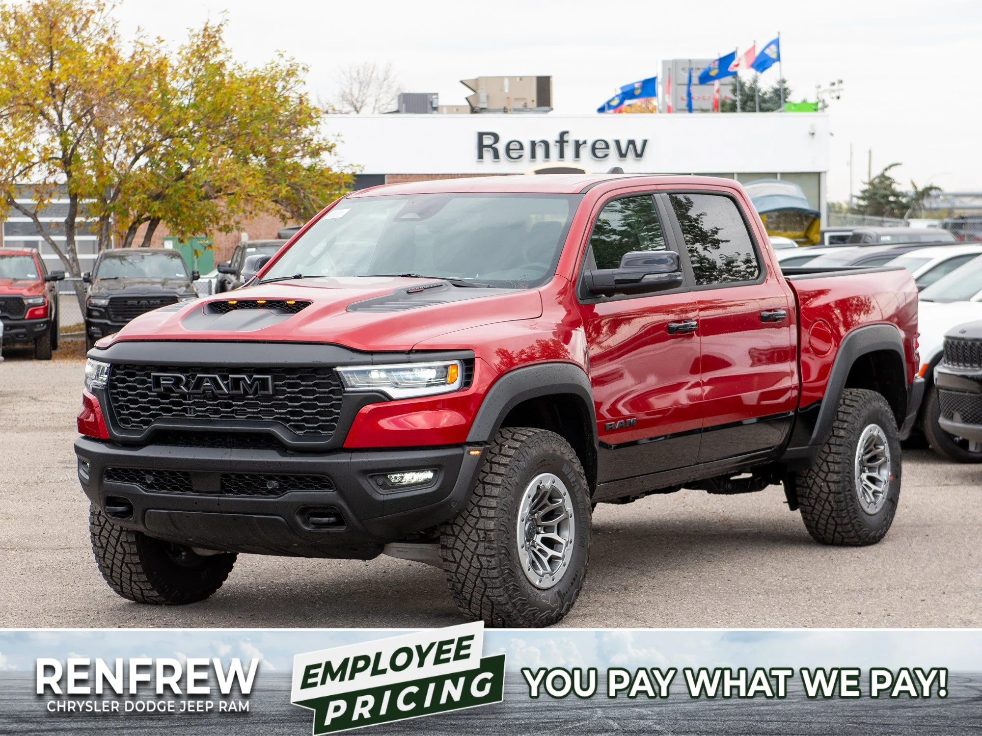New 2026 Red RAM RHO* Crew Cab 4x4, 540 HORSEPOWER, 35 Inch Tires, Bilstein Blackhawk E2 image 1