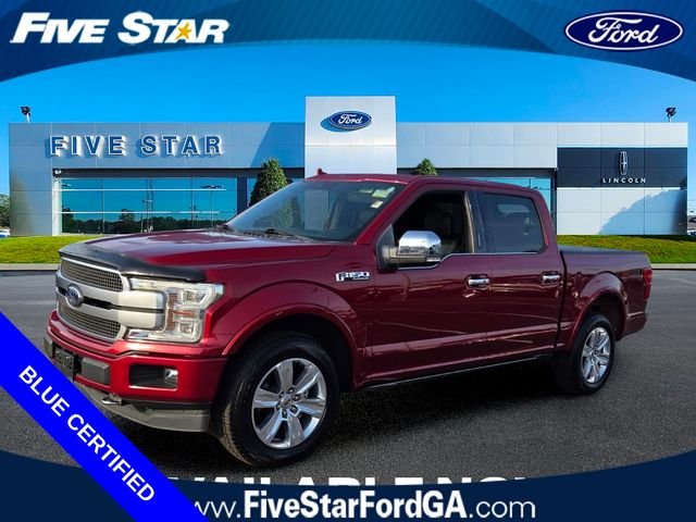 Certified Used 2019 Ruby Red Metallic Ford Platinum image 3