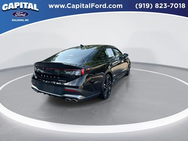 Used 2025 Black Hyundai N Line image 8