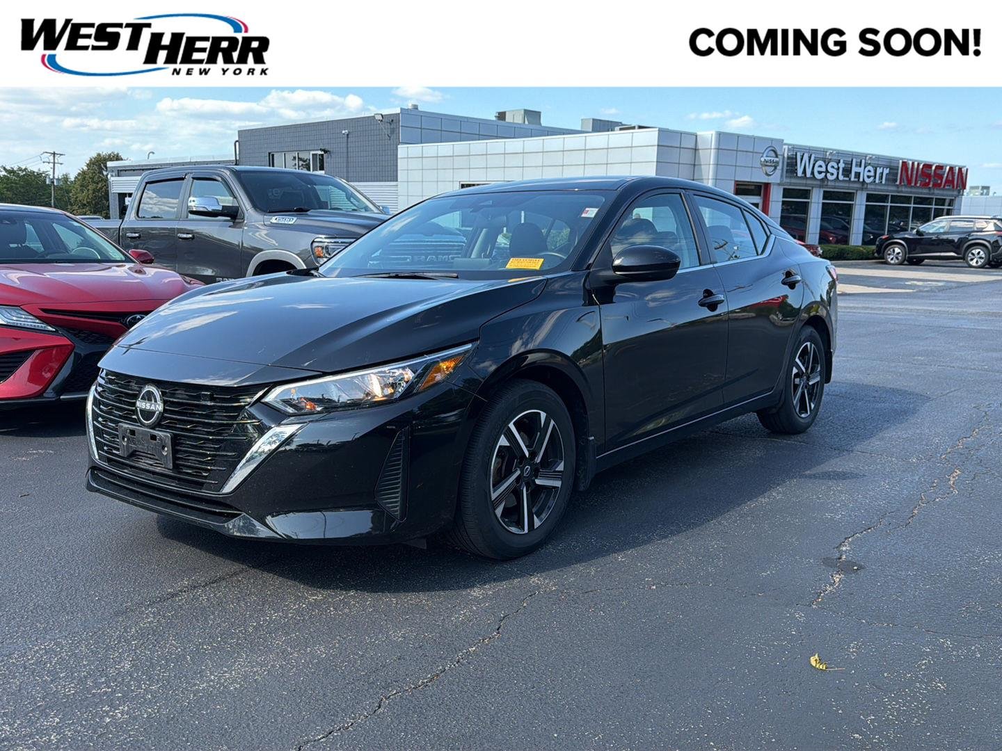 Used 2024 Super Black Nissan SV image 1