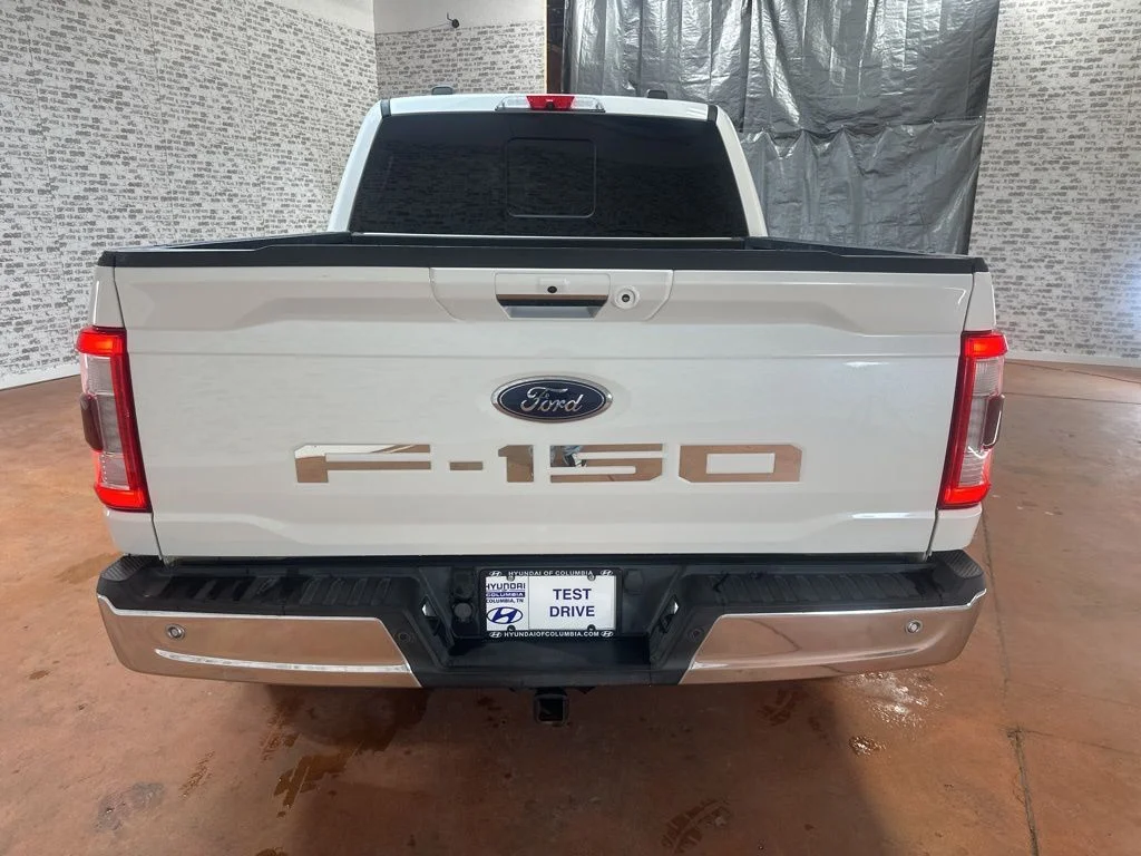 Used 2021 Space White Metallic Ford Lariat image 6