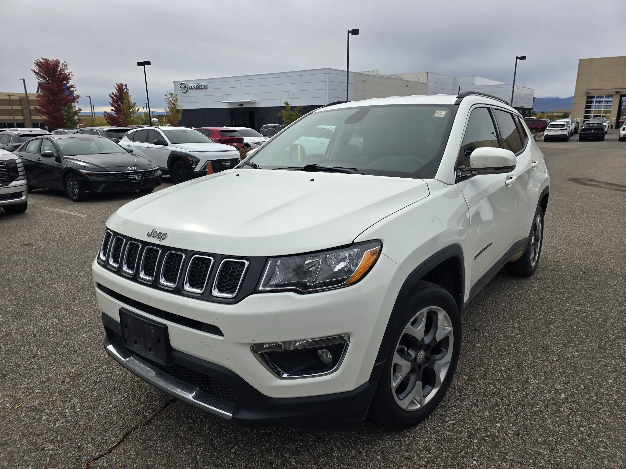 Used 2019 White Clearcoat Jeep Limited image 12
