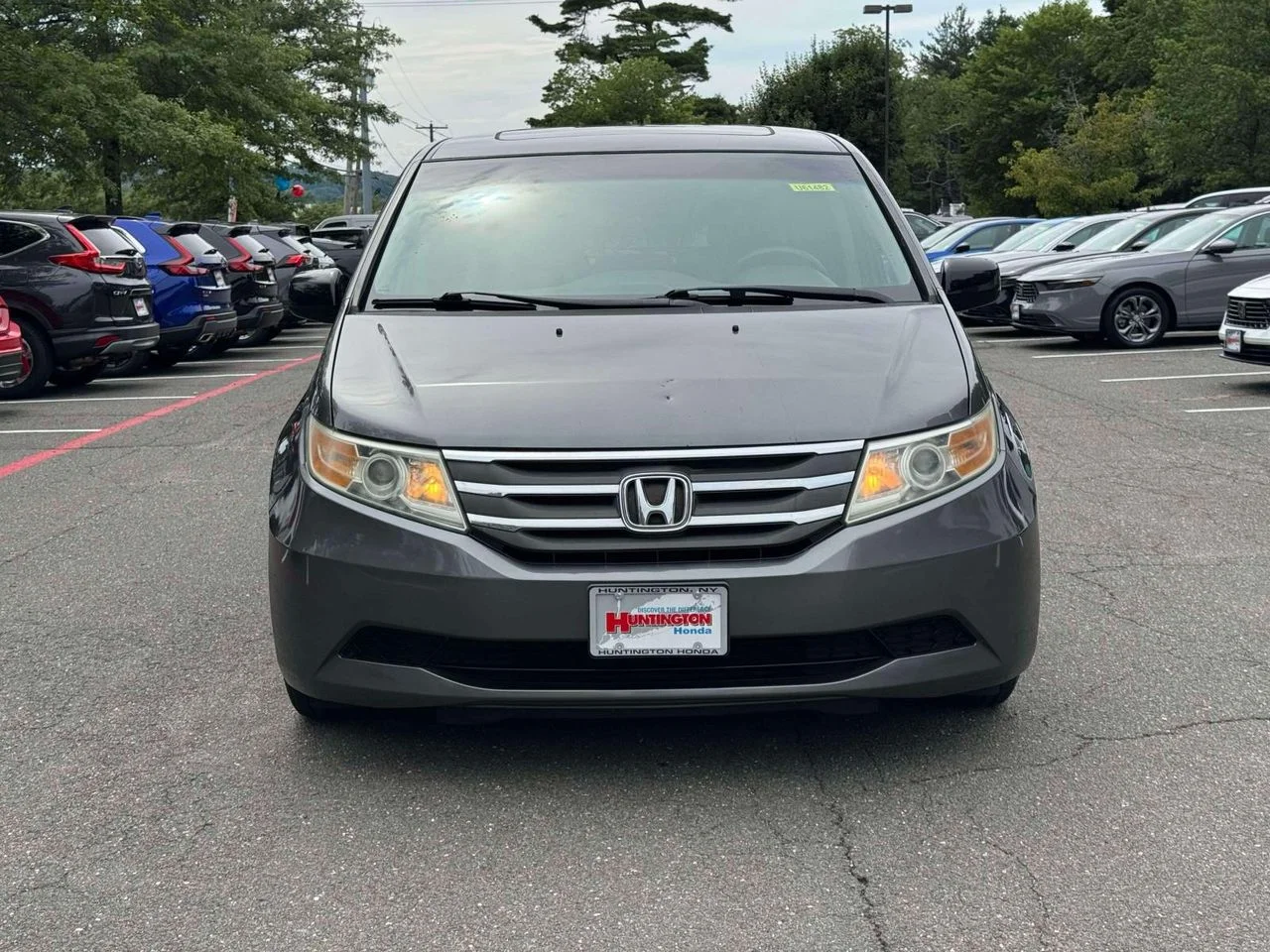 Used 2012 Polished Metal Metallic Honda EX-L image 3