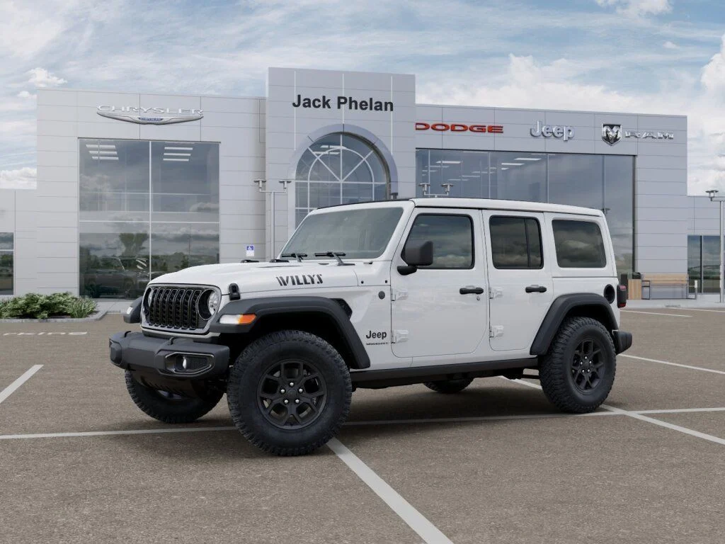 New 2026 Bright White Clear Coat Jeep Willys image 2
