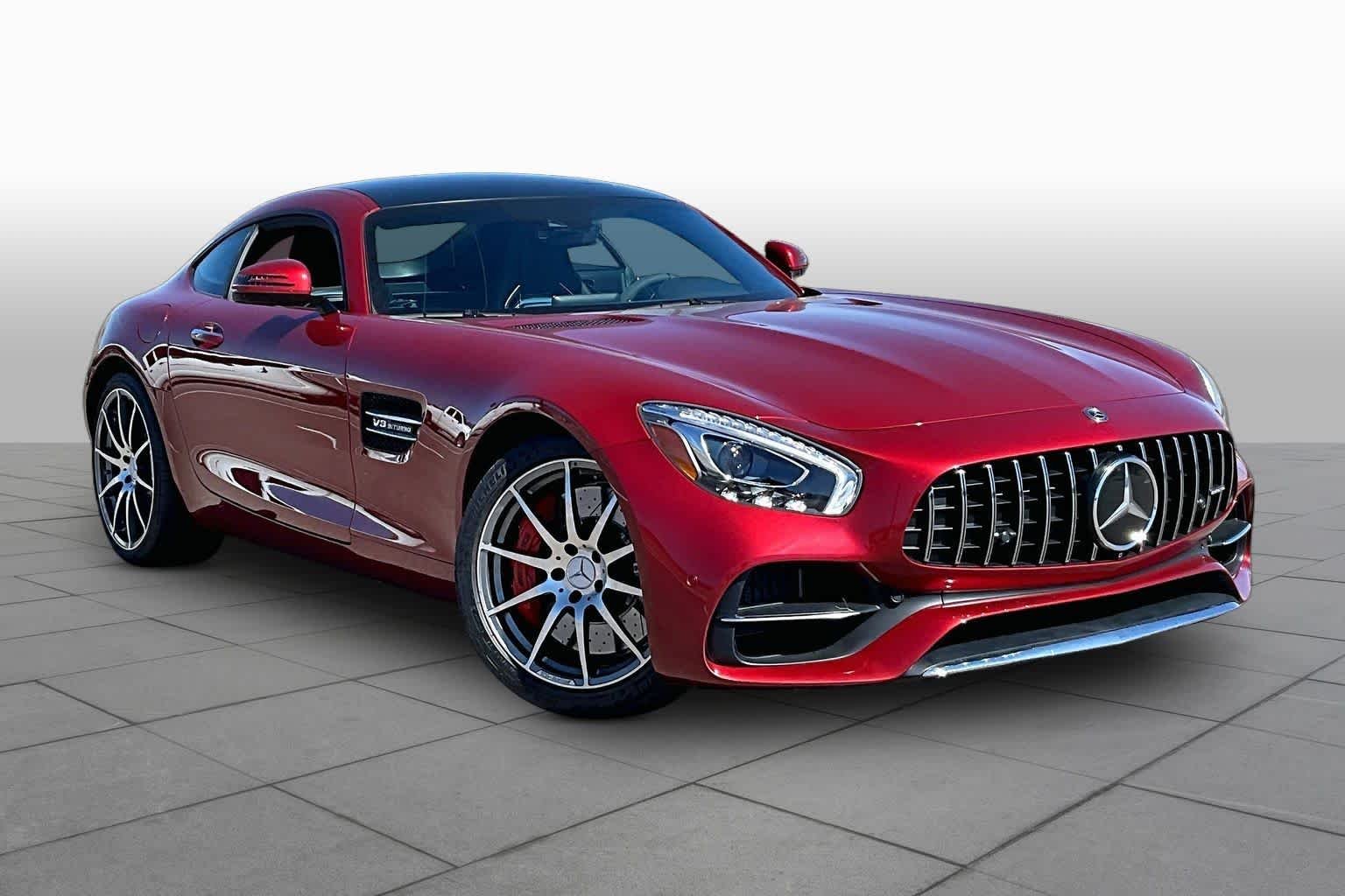 Used 2018 designo Cardinal Red Metallic Mercedes-Benz AMG® GT S image 3