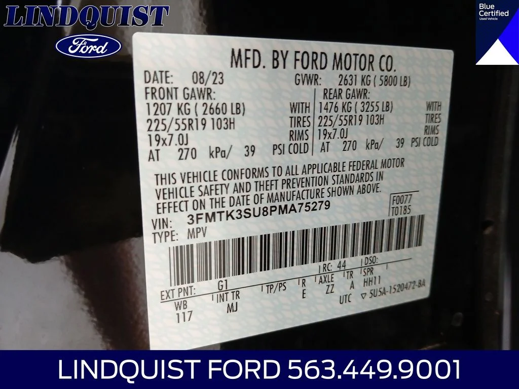 Certified Used 2023 Shadow Black Ford Premium image 23