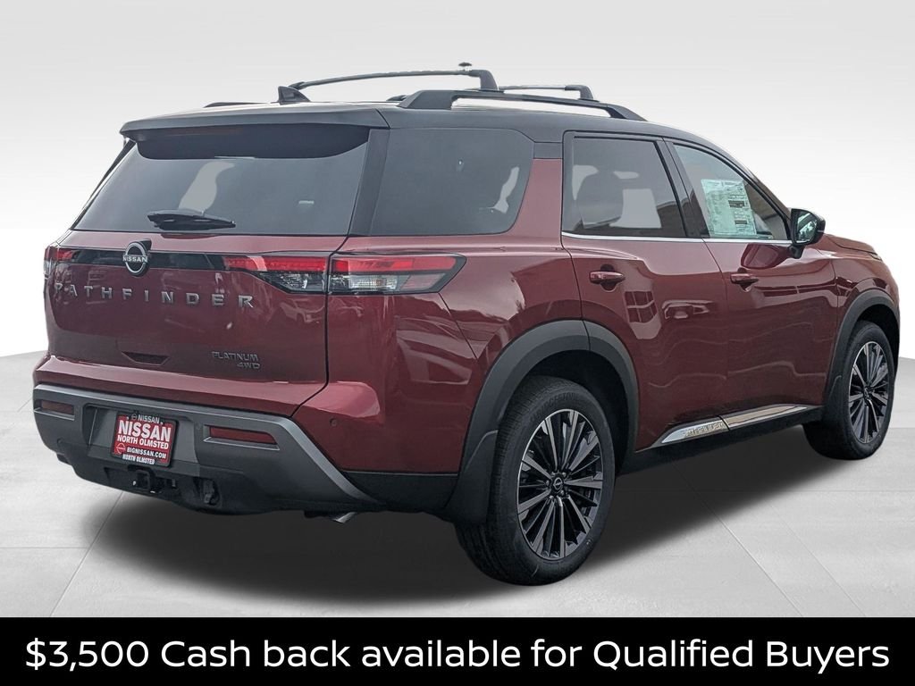 New 2026 Scarlet Ember Tintcoat / Super Black Two-tone Nissan Platinum image 3