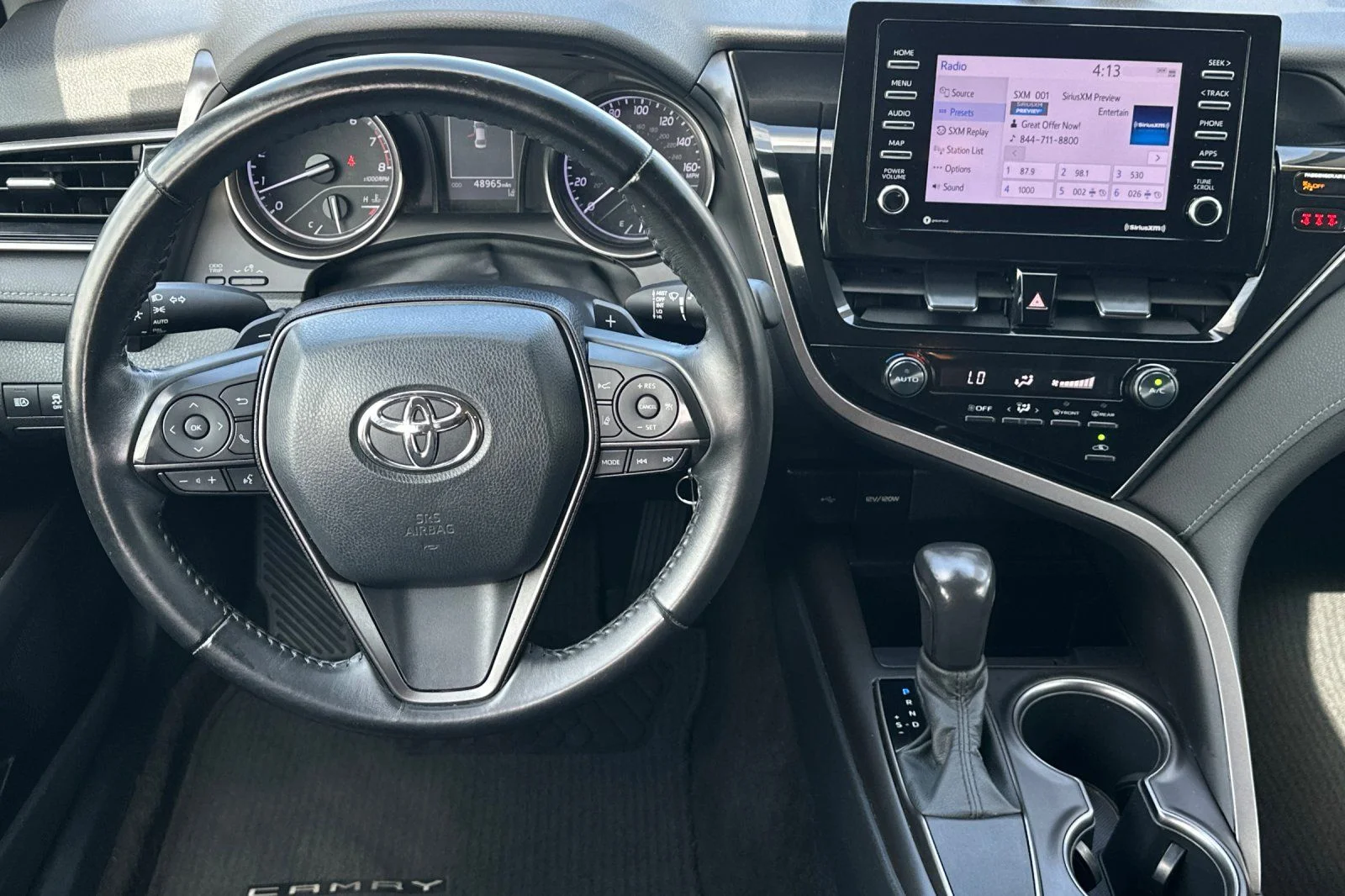 Certified Used 2021 Super White Toyota SE image 13