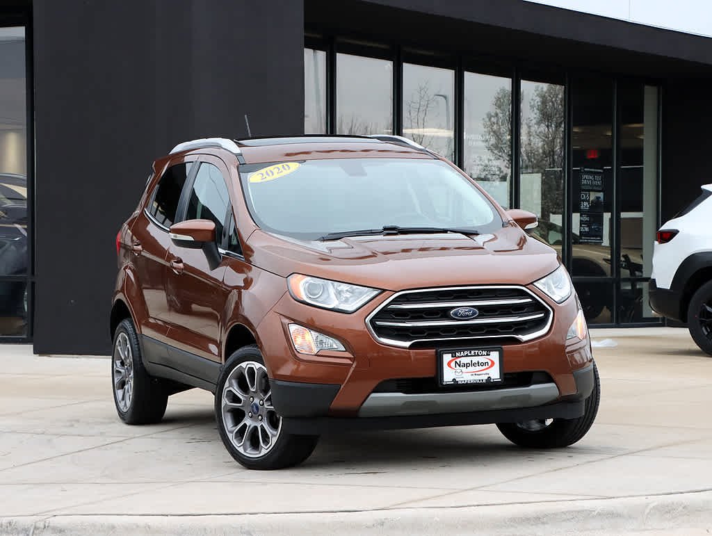 Used 2020 Ford Ecosport Titanium with VIN MAJ6S3KL5LC361276 for sale in Naperville, IL