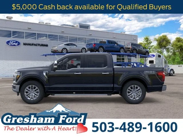 New 2026 Agate Black Metallic Ford Lariat image 3