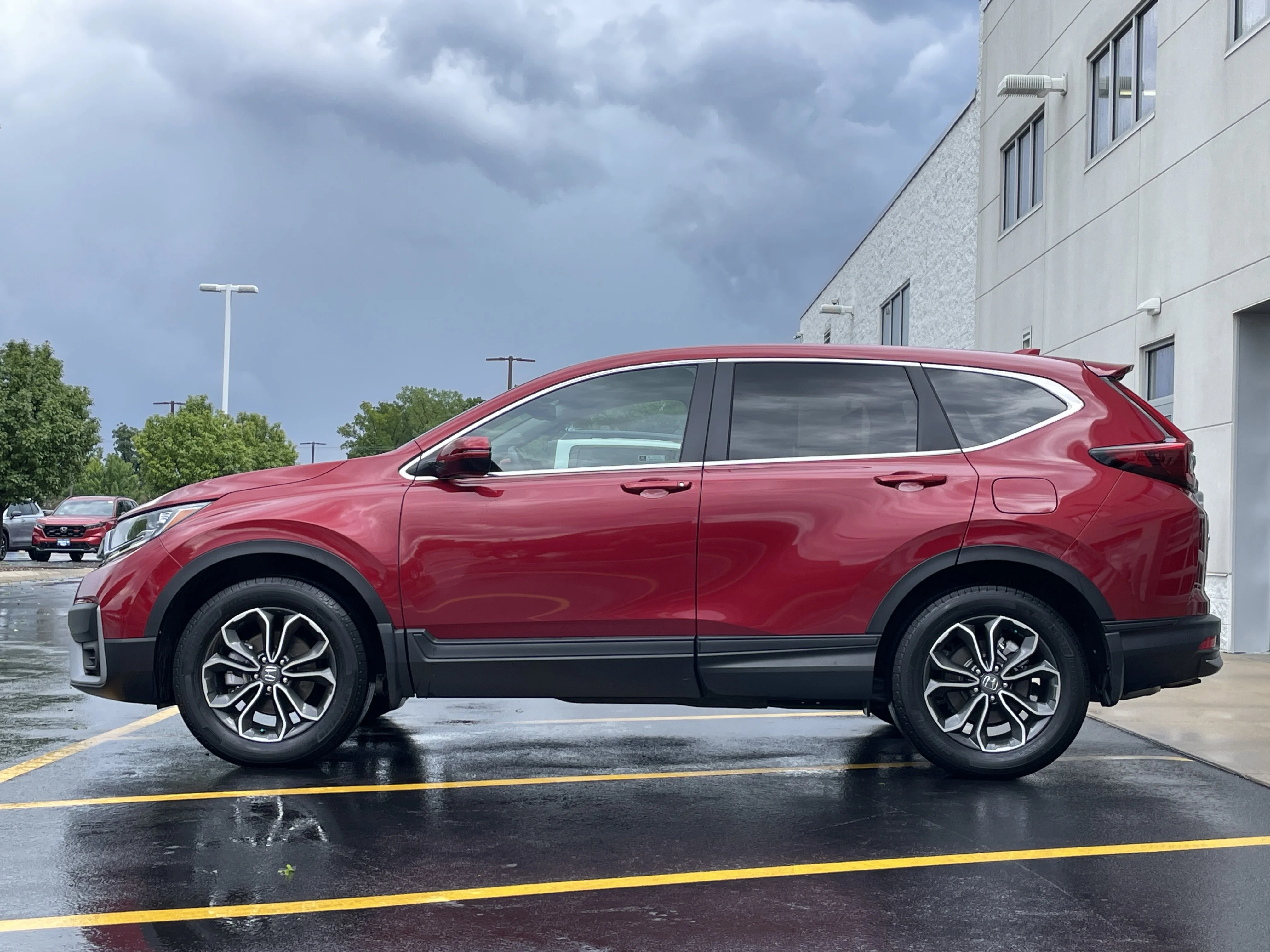 Certified Used 2021 Radiant Red Metallic Honda AWD EX-L image 5