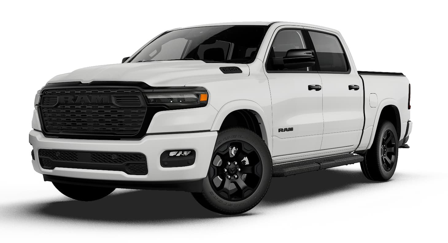New 2027 Bright White Clear-Coat Exterior Paint RAM BIG HORN image 27