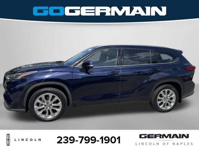 Used 2020 Blue Toyota Limited image 3