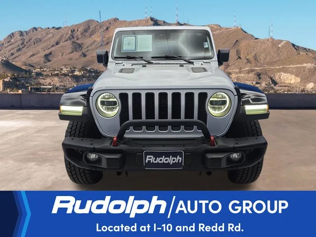 Used 2022 Bright White Clearcoat Jeep Unlimited Rubicon image 8