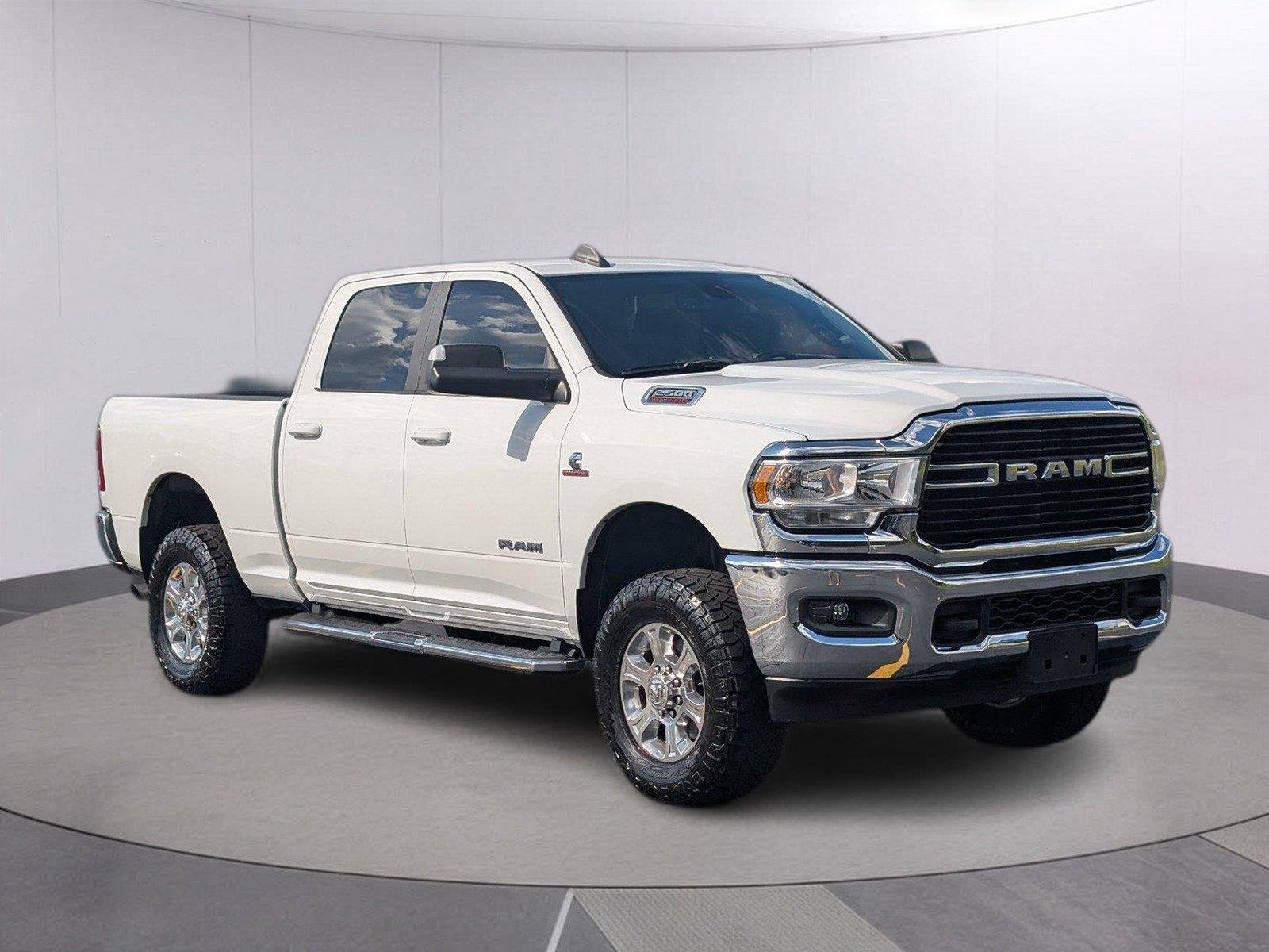 Used 2021 Bright White Clearcoat Ram Big Horn image 9