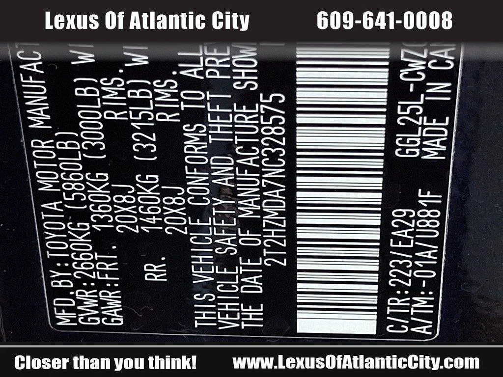 Certified Used 2022 Caviar Lexus RX 350 image 30