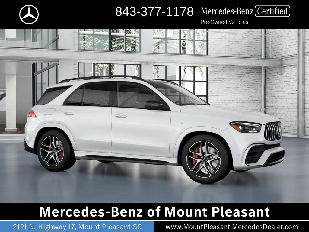 Certified Used 2025 MANUFAKTUR Moonlight White Metallic Mercedes-AMG GLE 63 S AMG® image 13
