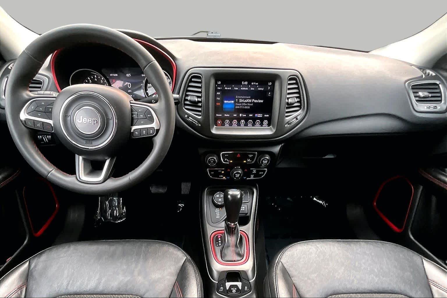 Used 2021 Velvet Red Pearlcoat Jeep Trailhawk image 14