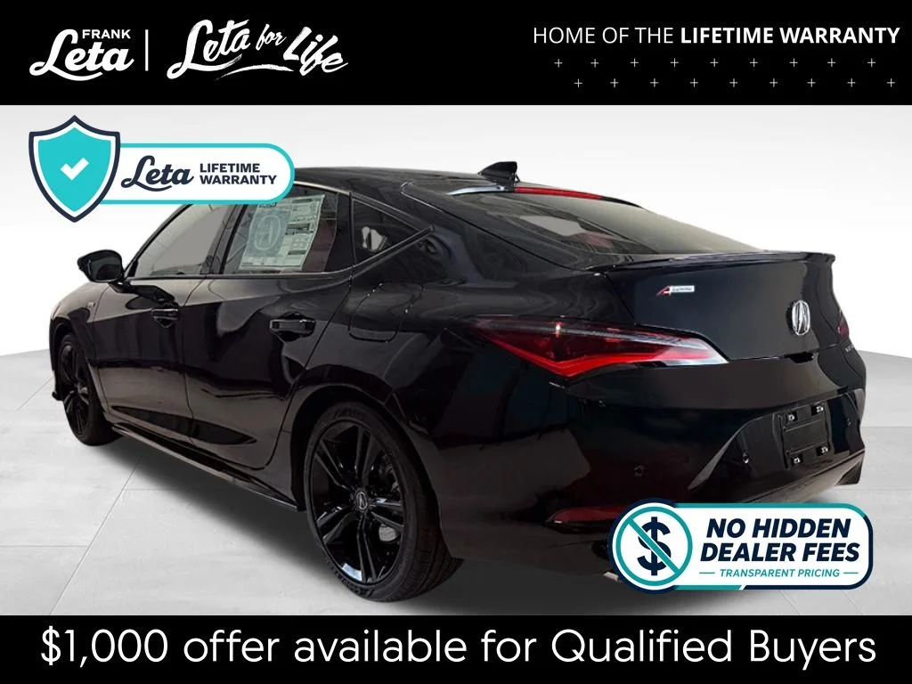 New 2026 Majestic Black Pearl Acura A-Spec Tech Package image 3