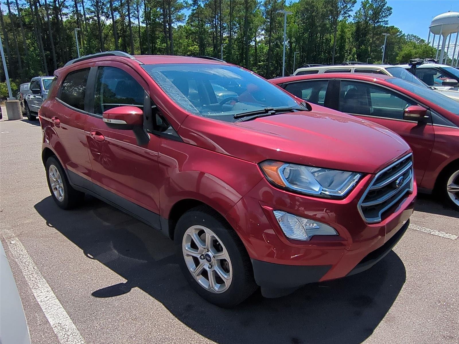 Used 2020 Ruby Red Metallic Tinted Clearcoat Ford SE image 3
