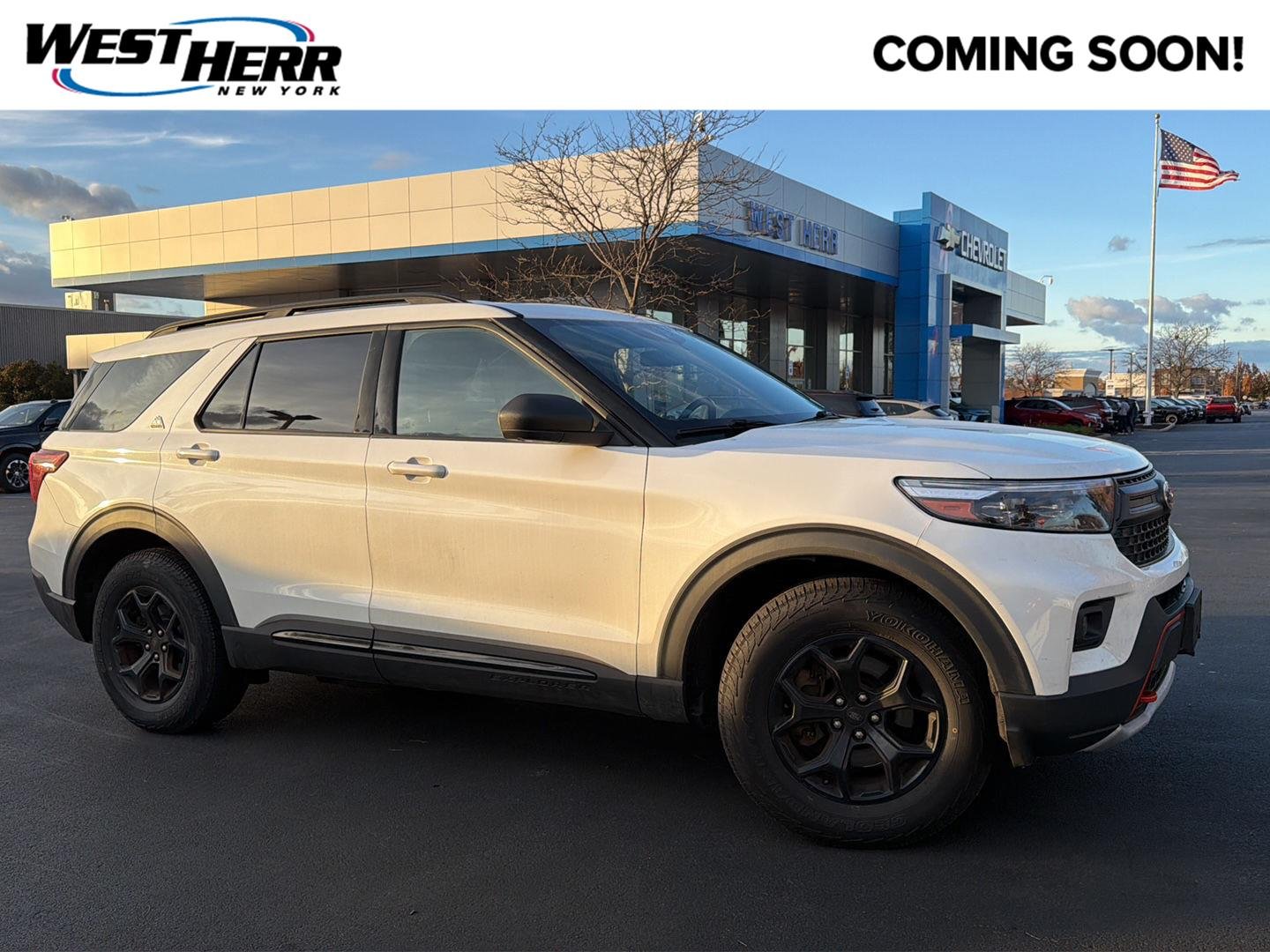 Used 2021 Star White Metallic Tri-Coat Ford Timberline image 1