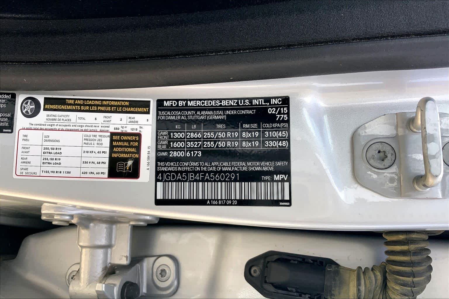 Used 2015 Iridium Silver Metallic Mercedes-Benz ML 350 image 31