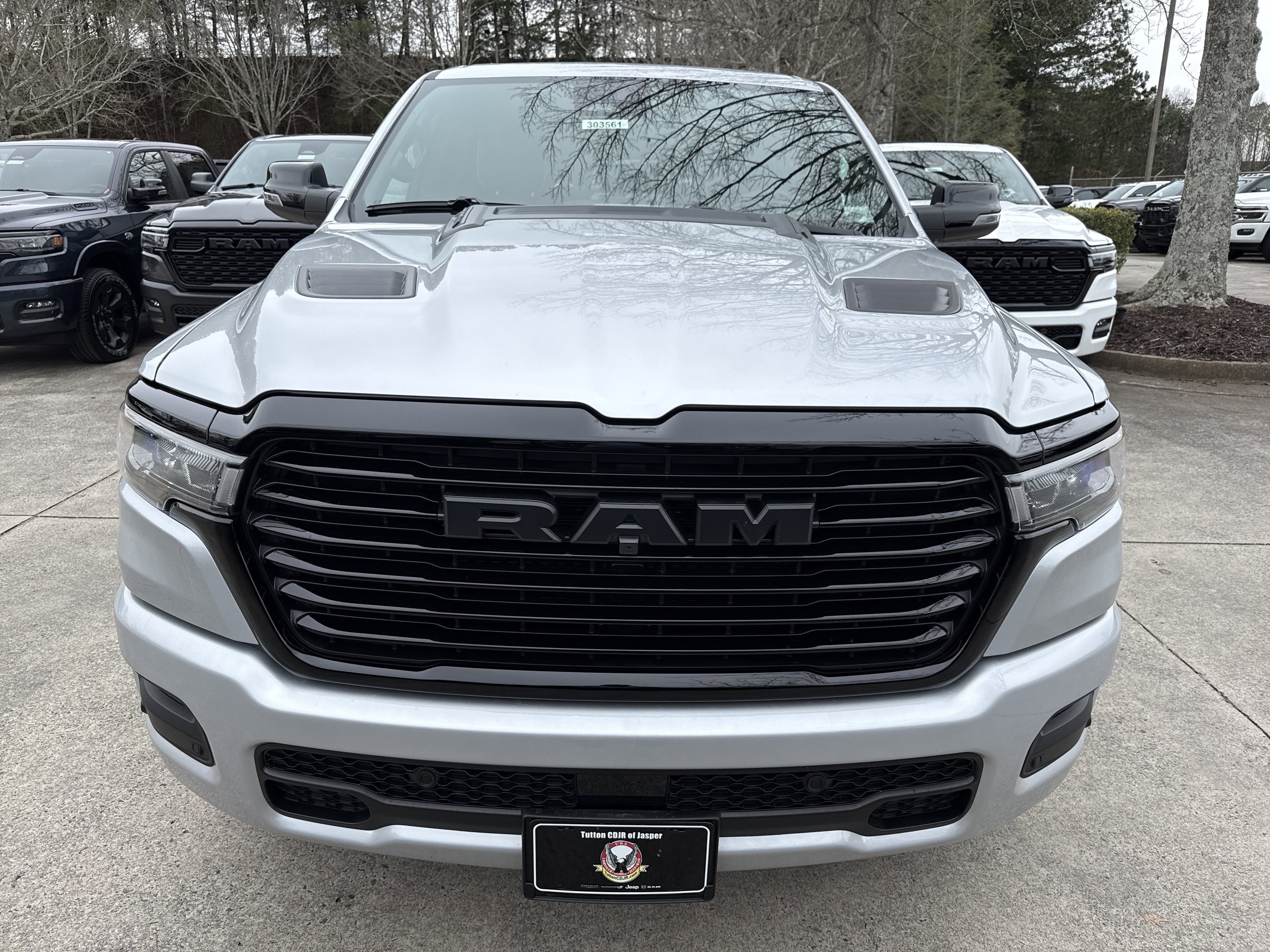 New 2026 Silver Zynith Exterior Paint RAM Laramie image 2