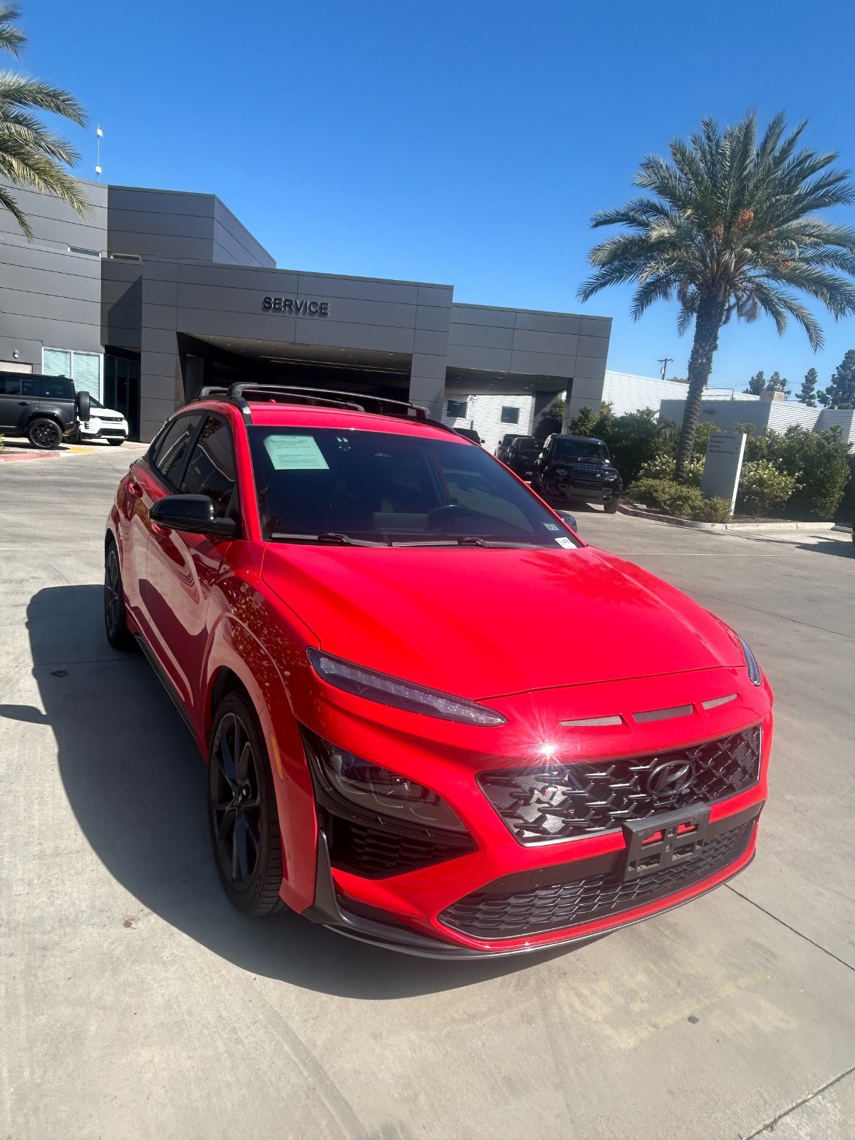 Used 2022 Red Hyundai Base image 2