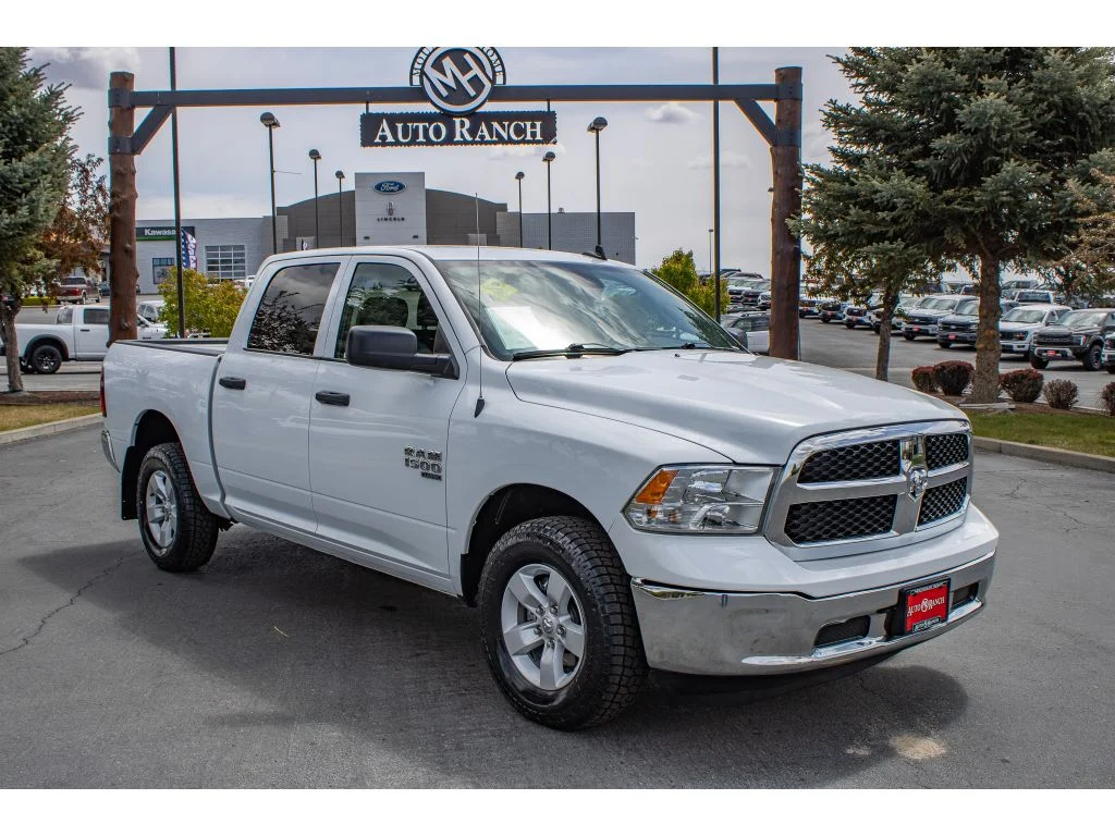 Used 2023 Bright White Clearcoat Ram SLT image 2