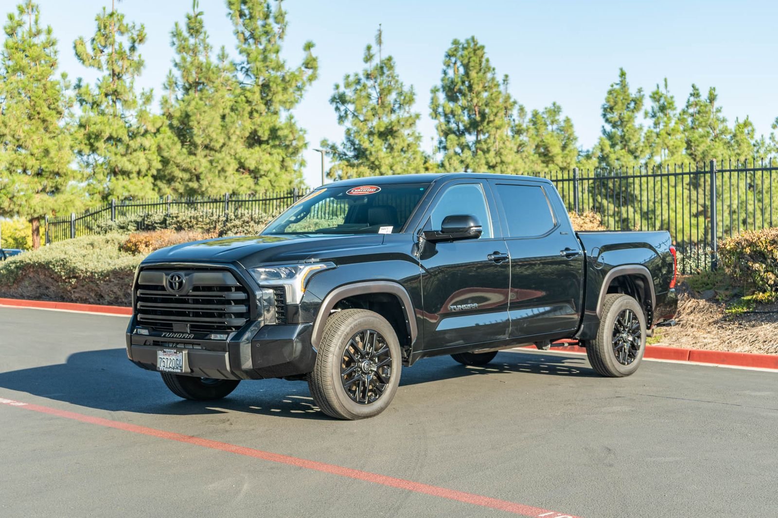 Certified Used 2025 Midnight Black Metallic Toyota Limited image 3