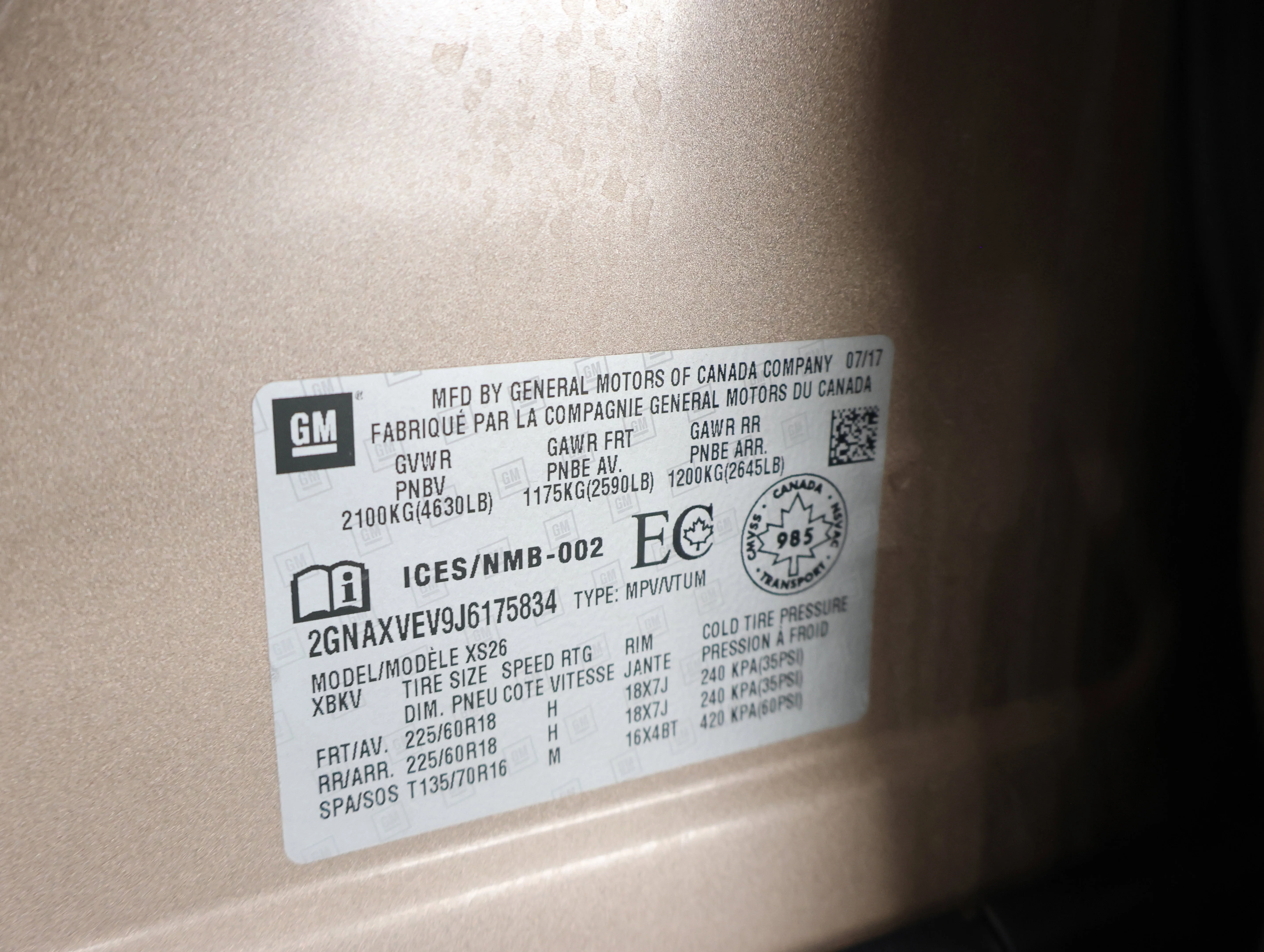 Used 2018 Sandy Ridge Metallic Chevrolet Premier image 61
