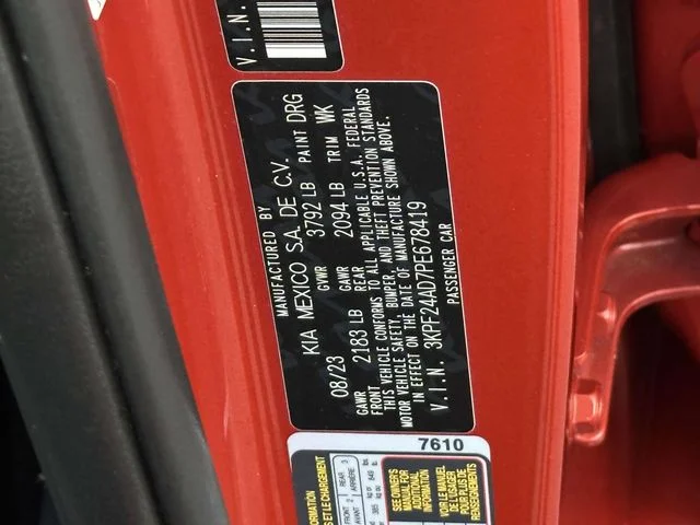 Used 2023 Fire Kia LXS image 17