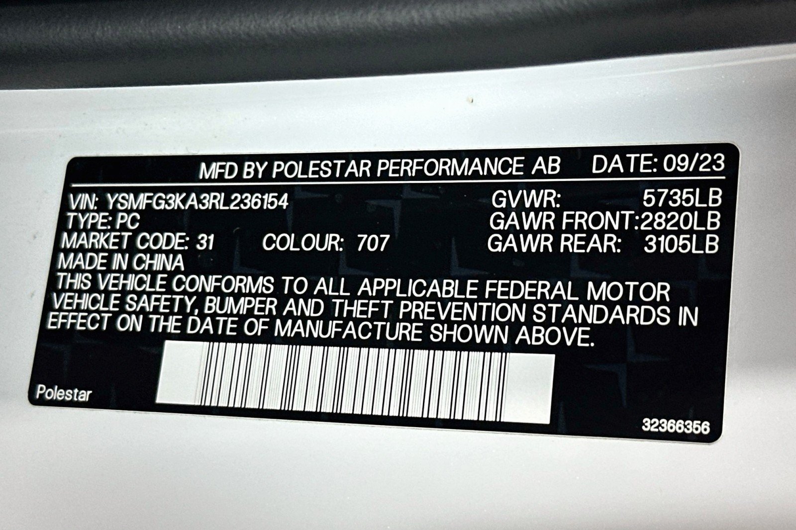Used 2024 Snow Metallic Polestar Performance Plus image 22