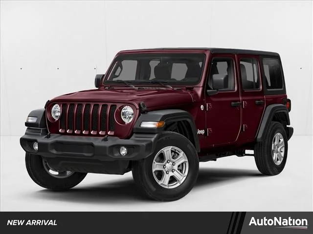 Used 2021 Snazzberry Pearlcoat Jeep Unlimited Sport S image 1