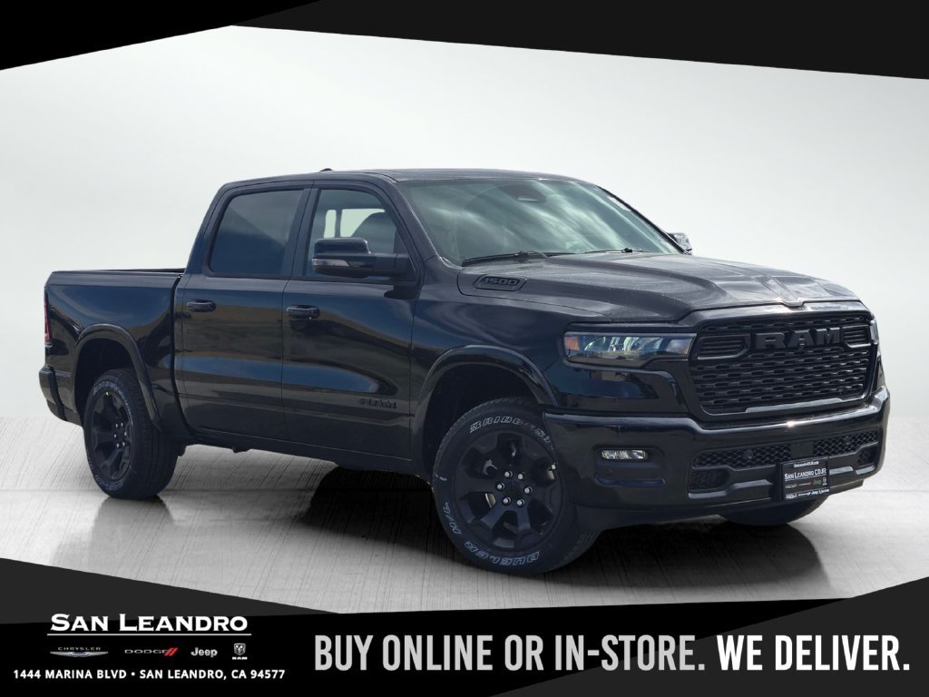 New 2026 Diamond Black Crystal Pearl-Coat Exterior Paint RAM Big Horn/Lone Star image 1