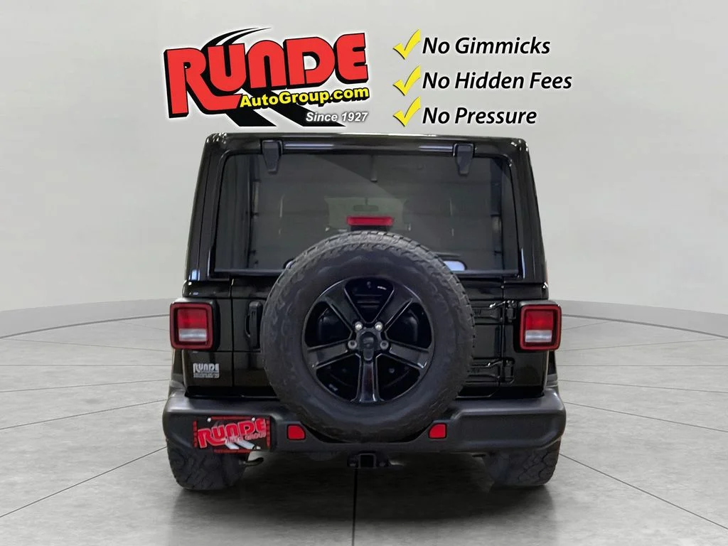 Used 2021 Black Jeep Unlimited Altitude image 4