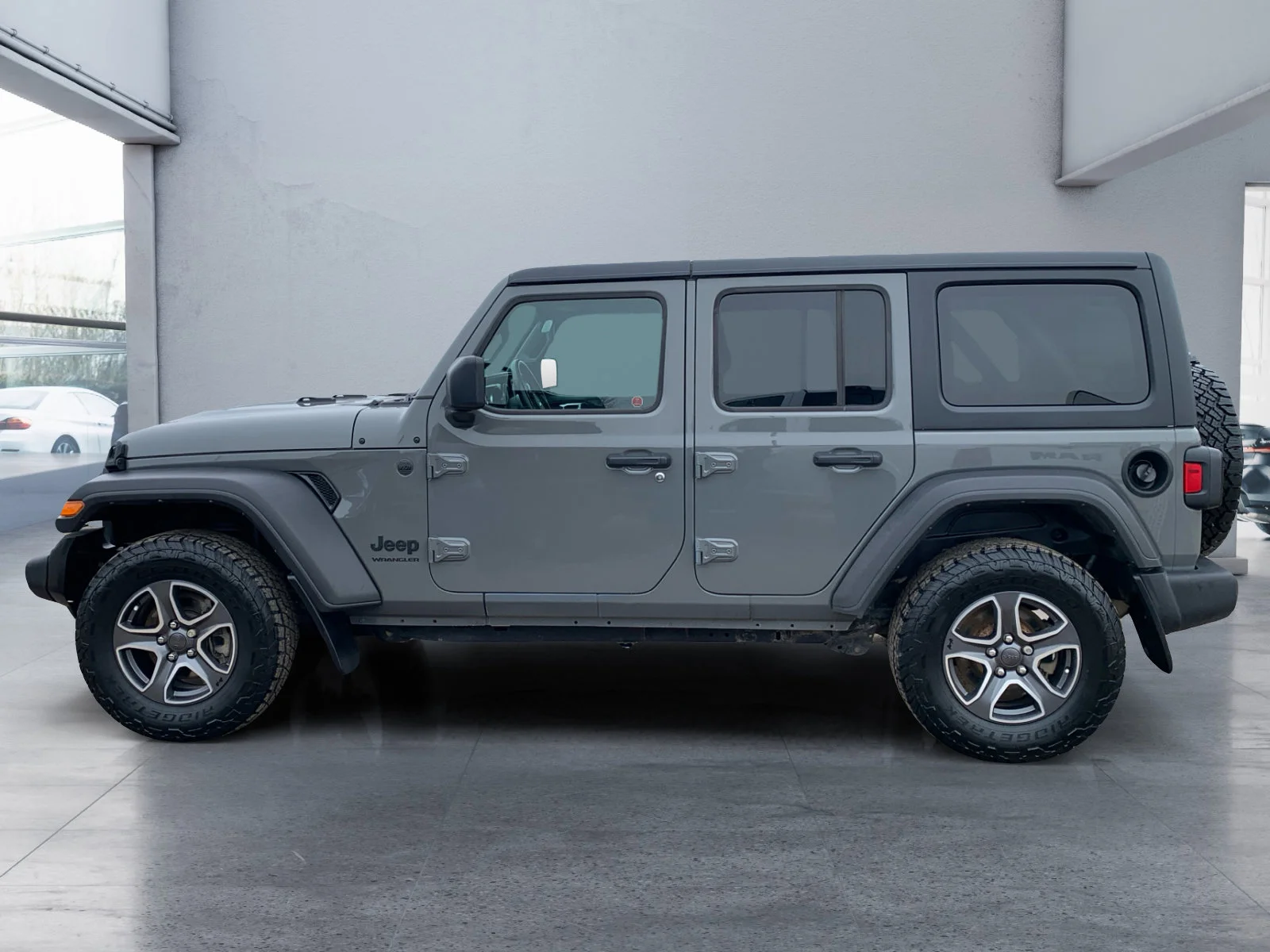 Certified Used 2023 Gray Jeep Sport S image 2