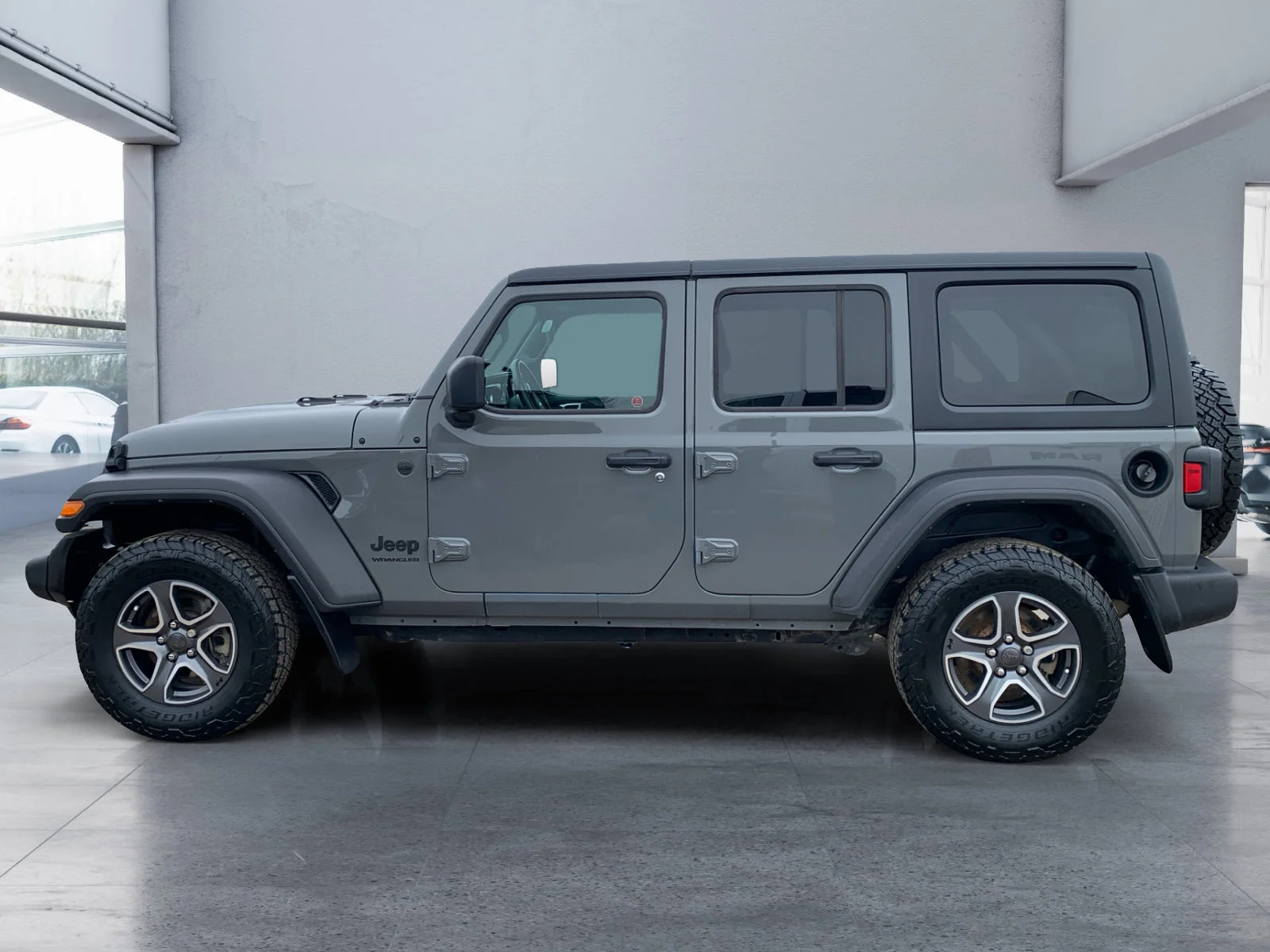 Certified Used 2023 Gray Jeep Sport S image 2